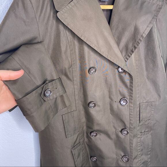 Banana Republic Dark Brown Rain Coat Size XS - Picture 4 of 10